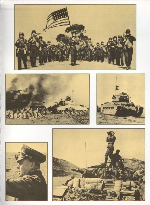 Inside Cover for Rommel: Battles for North Africa (Apple II): Right