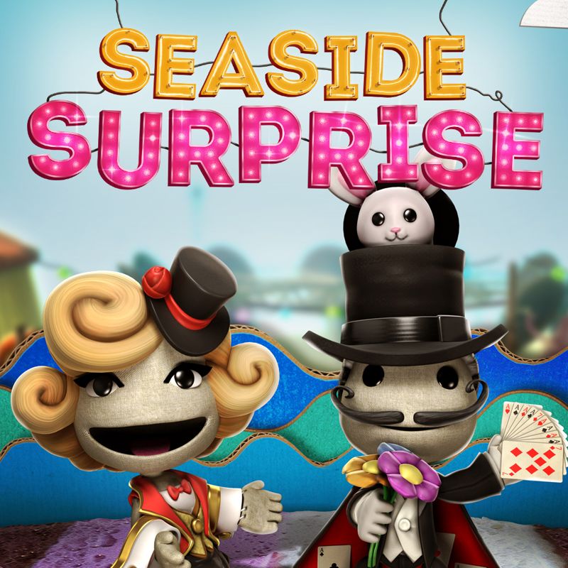 Front Cover for LittleBigPlanet 3: Seaside Surprise Level Kit (PlayStation 3 and PlayStation 4) (download release)