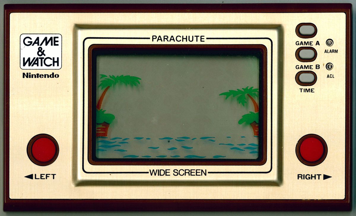 Hardware for Game & Watch Wide Screen: Parachute (Dedicated handheld): Front