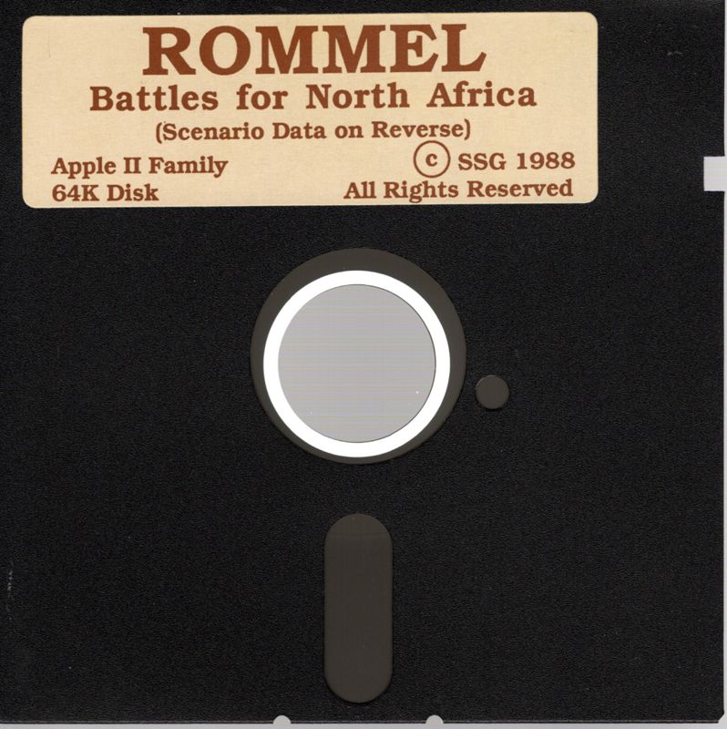 Media for Rommel: Battles for North Africa (Apple II): Front
