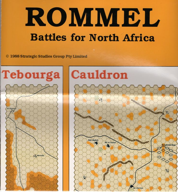 Other for Rommel: Battles for North Africa (Apple II): Map 1