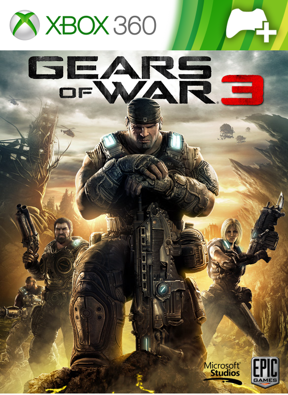Front Cover for Gears of War 3: Weapon Skin Bundle - Desert Digital Camo Set (Xbox 360) (Xbox One backward compatibility release)