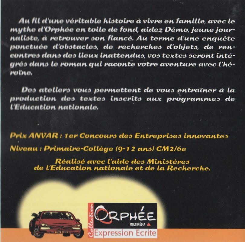 Other for La Cité des Echos (Macintosh and Windows): Jewel Case - Front Reverse