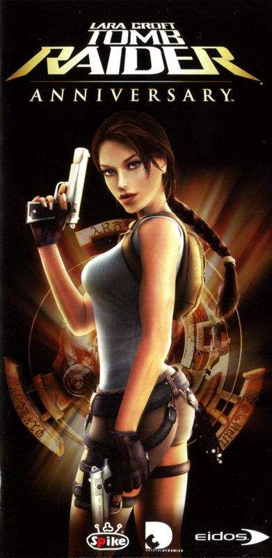 Manual for Lara Croft: Tomb Raider - Anniversary (PSP) (Spike the Best release): Front