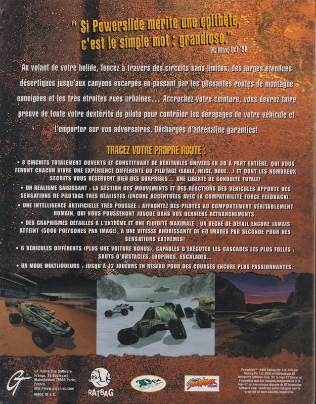 Powerslide cover or packaging material - MobyGames