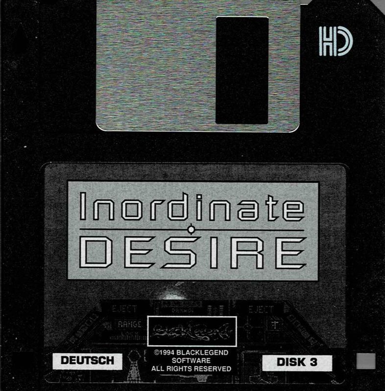 Media for Inordinate Desire (DOS): Disk 3