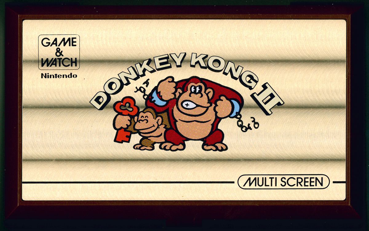 Hardware for Game & Watch Multi Screen: Donkey Kong II (Dedicated handheld): Front