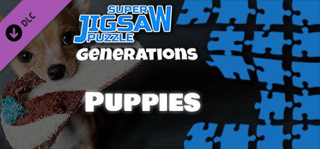 Front Cover for Super Jigsaw Puzzle: Generations - Puppies (Windows) (Steam release)