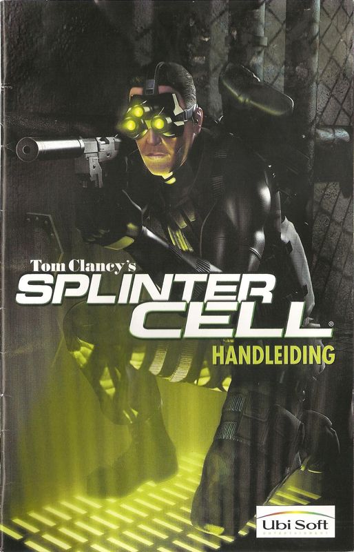 Manual for Tom Clancy's Splinter Cell (PlayStation 2): Front