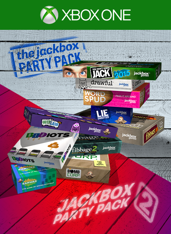 Front Cover for The Jackbox Party: Bundle (Xbox One) (Download release)