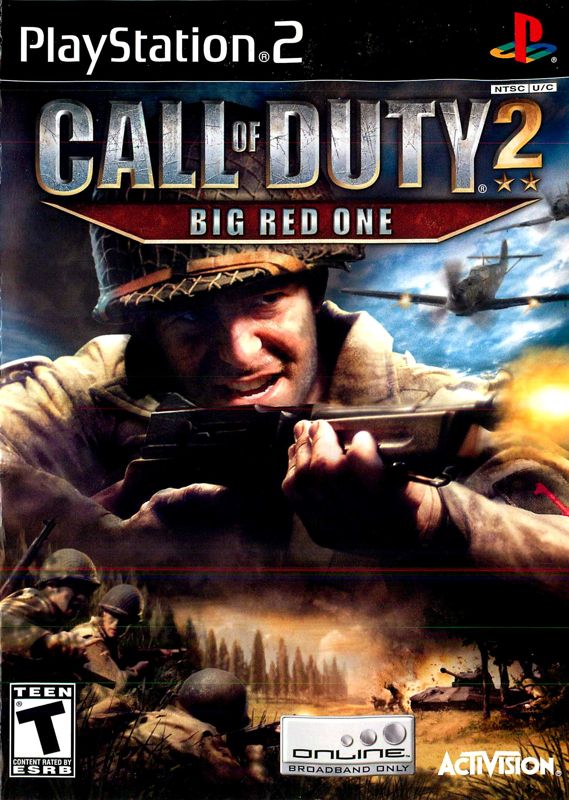 Call of Duty 2 Big Red One cover or packaging material MobyGames