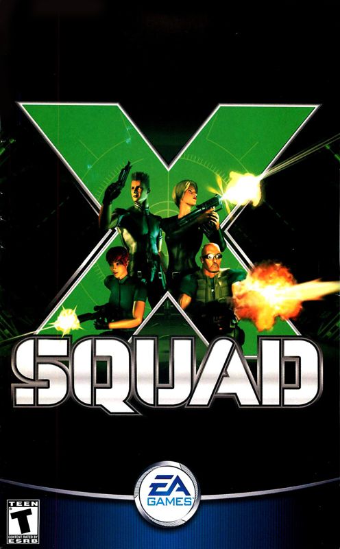 Manual for X Squad (PlayStation 2): Front