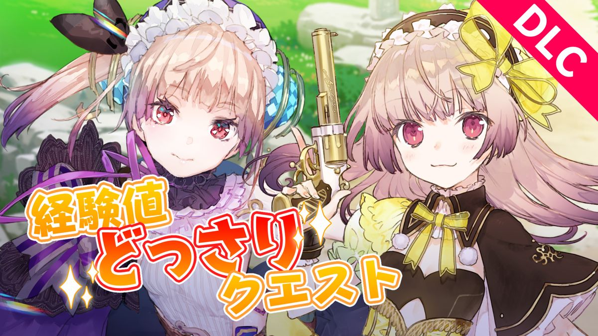 Front Cover for Atelier Lydie & Suelle: ~The Alchemists and the Mysterious Paintings~ - New Quest Loads of Exp Quest (Nintendo Switch) (download release)