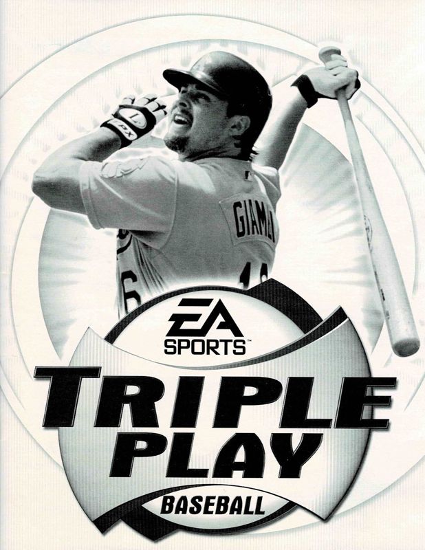 Manual for Triple Play Baseball (Windows): Front