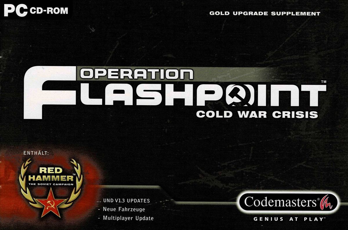 Manual for Operation Flashpoint: Game of the Year Edition (Windows): Operation Flashpoint: Red Hammer - Front