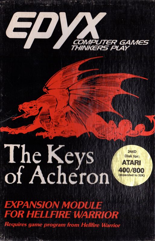 Front Cover for The Keys of Acheron (Atari 8-bit)