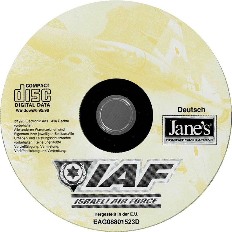 Media for Jane's Combat Simulations: IAF - Israeli Air Force (Windows) (EA Classics release)