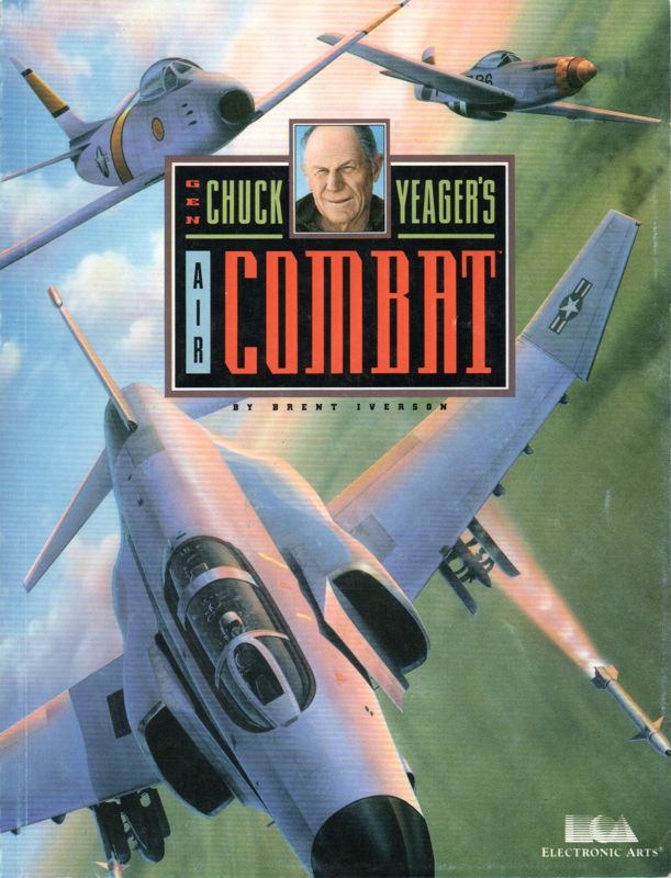 Other for Chuck Yeager's Air Combat (DOS) (5.25" Disk Release): Flight Manual Front