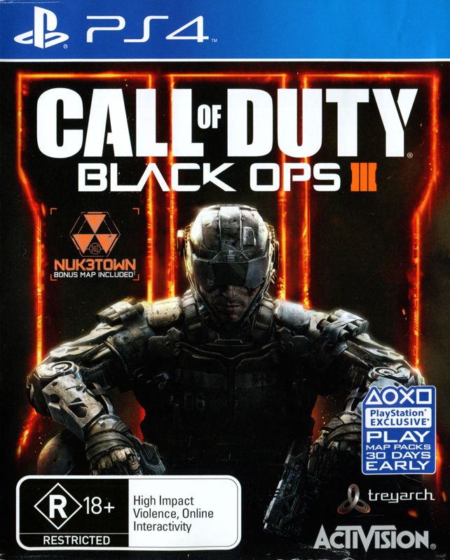 Front Cover for Call of Duty: Black Ops III (PlayStation 4)