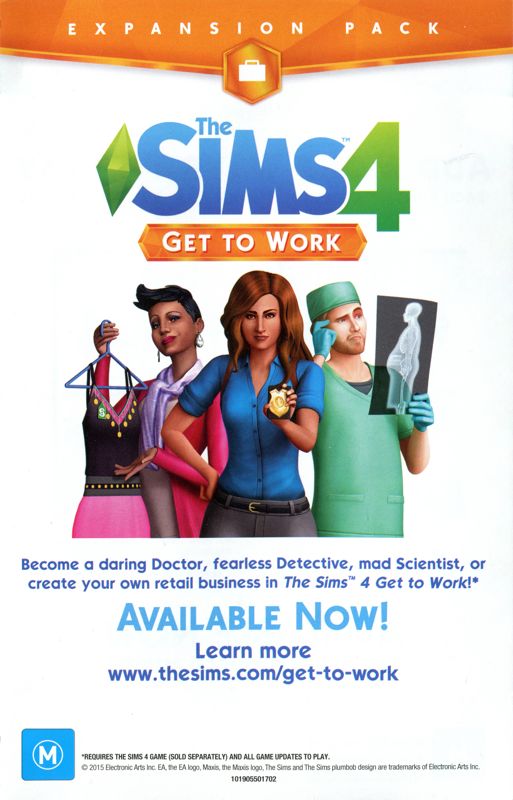Front Cover for The Sims 4: Get Together (Windows): DLC flyer 2 - front