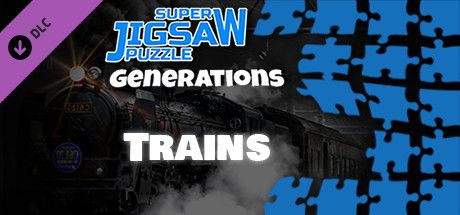 Front Cover for Super Jigsaw Puzzle: Generations - Trains (Windows) (Steam release)