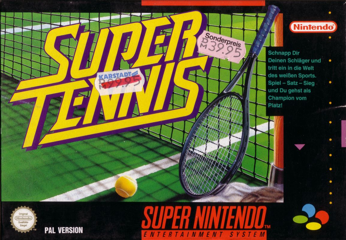 Front Cover for Super Tennis (SNES)