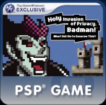 Front Cover for Holy Invasion of Privacy, Badman! What Did I Do to Deserve This? (PSP) (Playstation Network Exclusive cover)