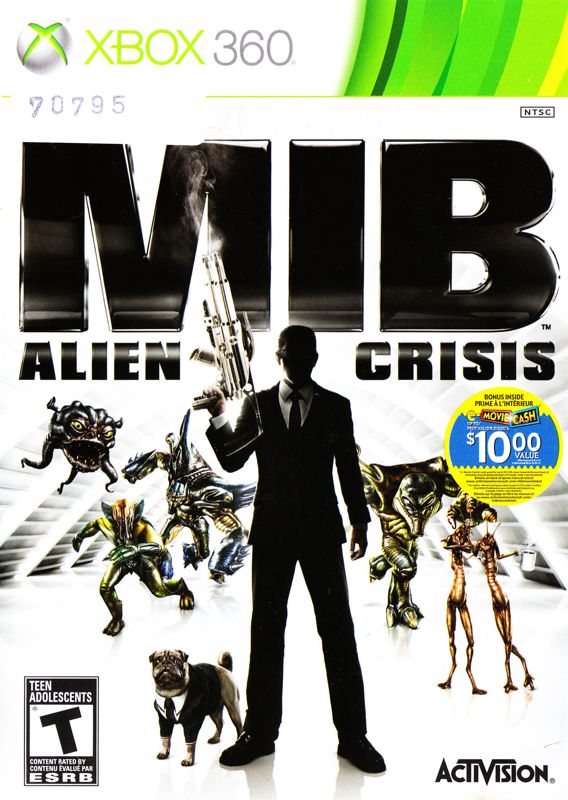 Front Cover for MIB: Alien Crisis (Xbox 360)
