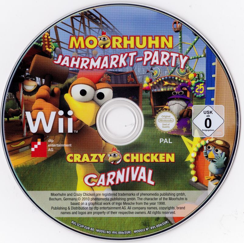 Media for Crazy Chicken: Carnival (Wii)