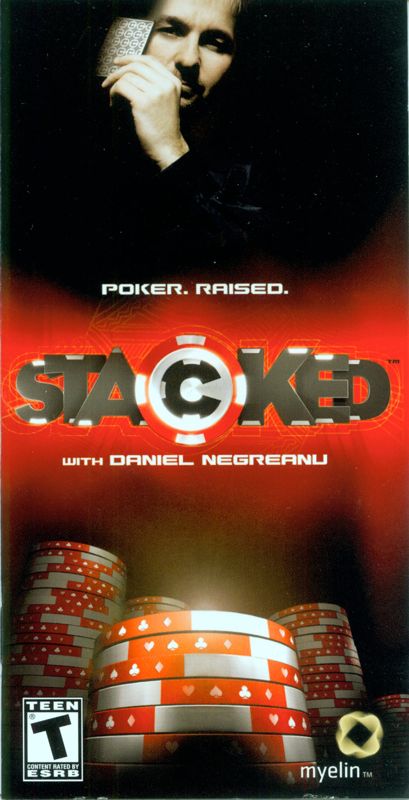 Manual for Stacked with Daniel Negreanu (PSP): Front