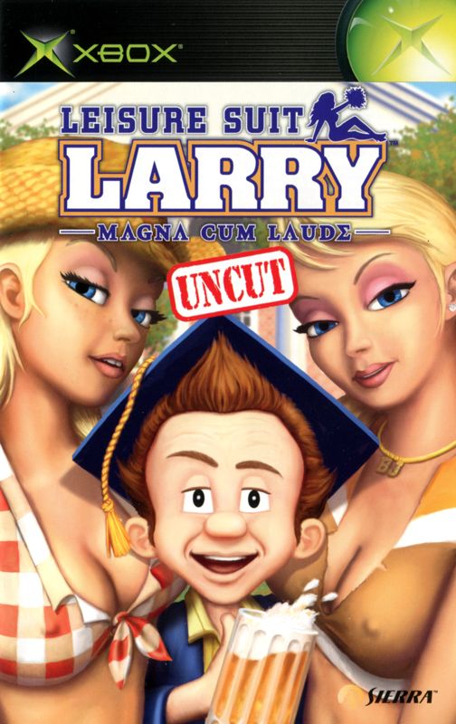 Manual for Leisure Suit Larry: Magna Cum Laude (Uncut and Uncensored!) (Xbox) (European English release): Front
