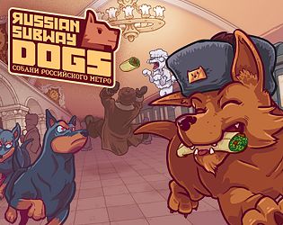 Front Cover for Russian Subway Dogs (Linux and Macintosh and Windows) (itch.io release)