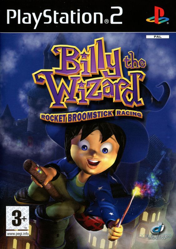 Front Cover for Billy the Wizard: Rocket Broomstick Racing (PlayStation 2)