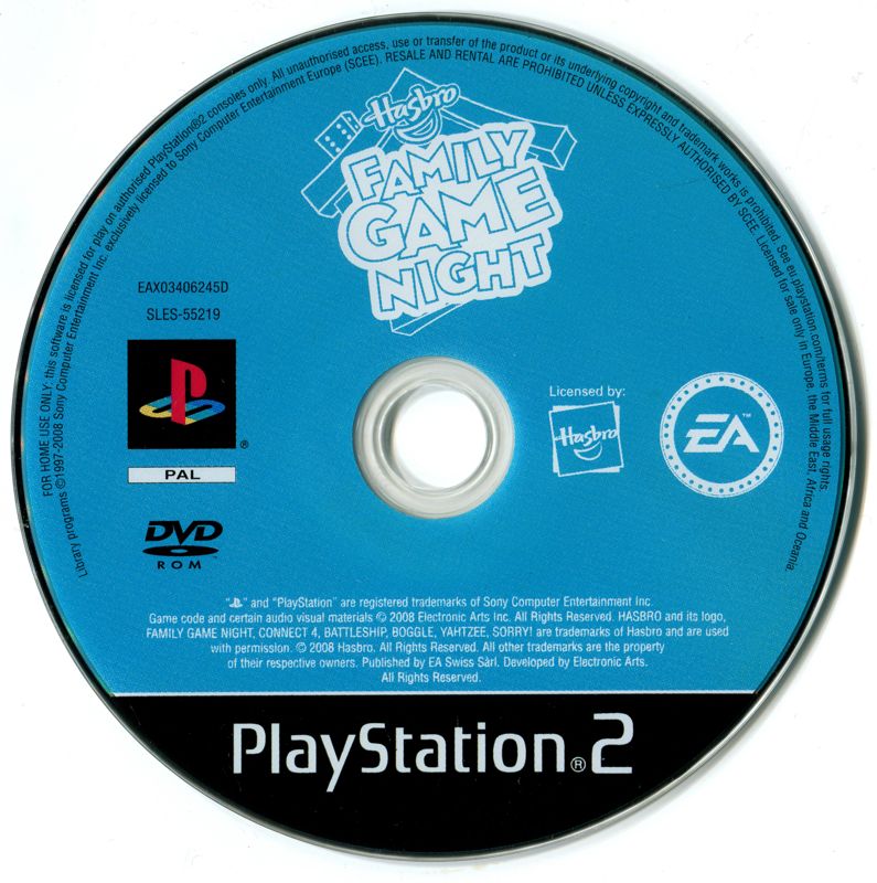Media for Hasbro Family Game Night (PlayStation 2)