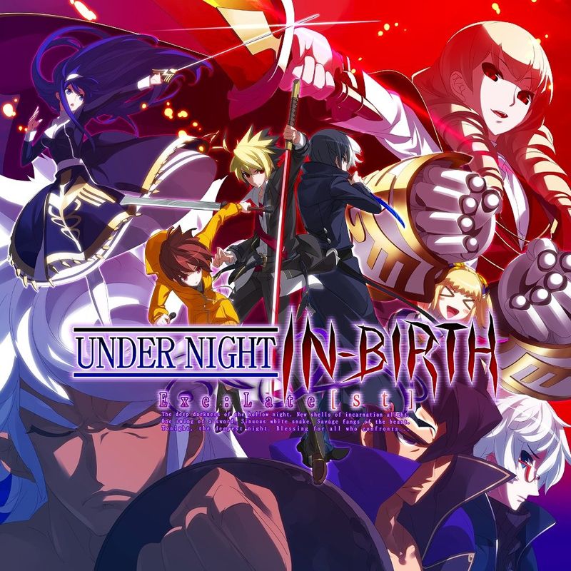 Front Cover for Under Night: In-Birth - Exe:Late[st] (PS Vita and PlayStation 3 and PlayStation 4) (Download release)