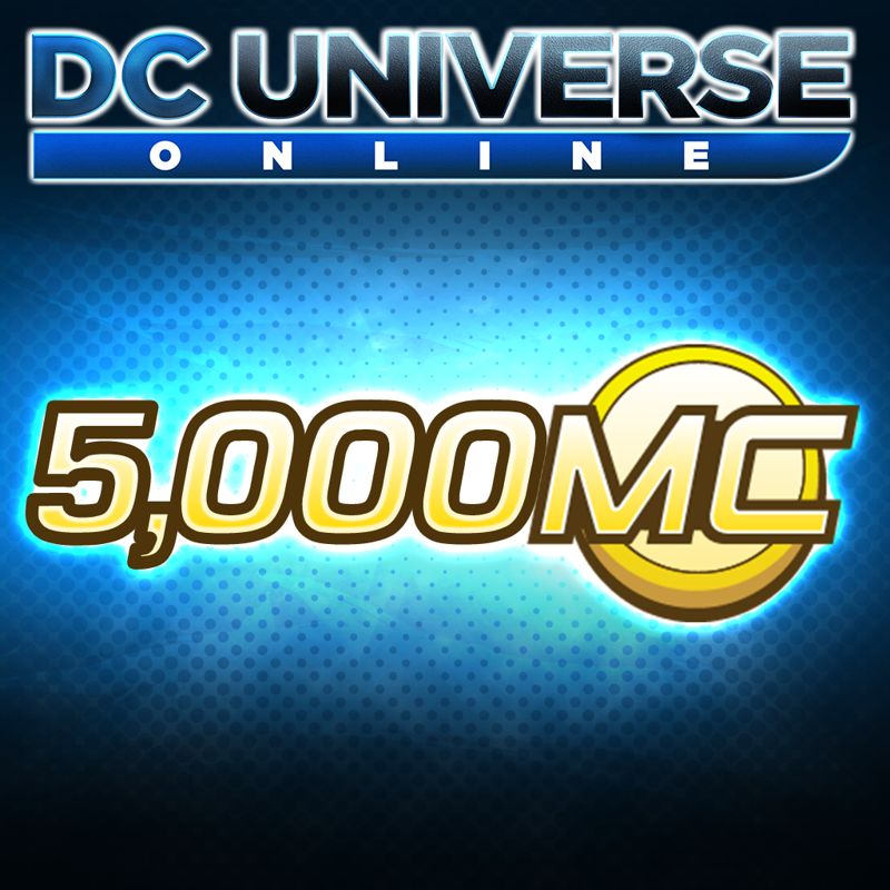 Front Cover for DC Universe Online: 5,000 Marketplace Cash (PlayStation 3 and PlayStation 4) (download release)