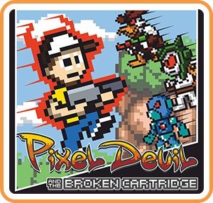 Front Cover for Pixel Devil and the Broken Cartridge (Nintendo Switch) (download release): 1st version