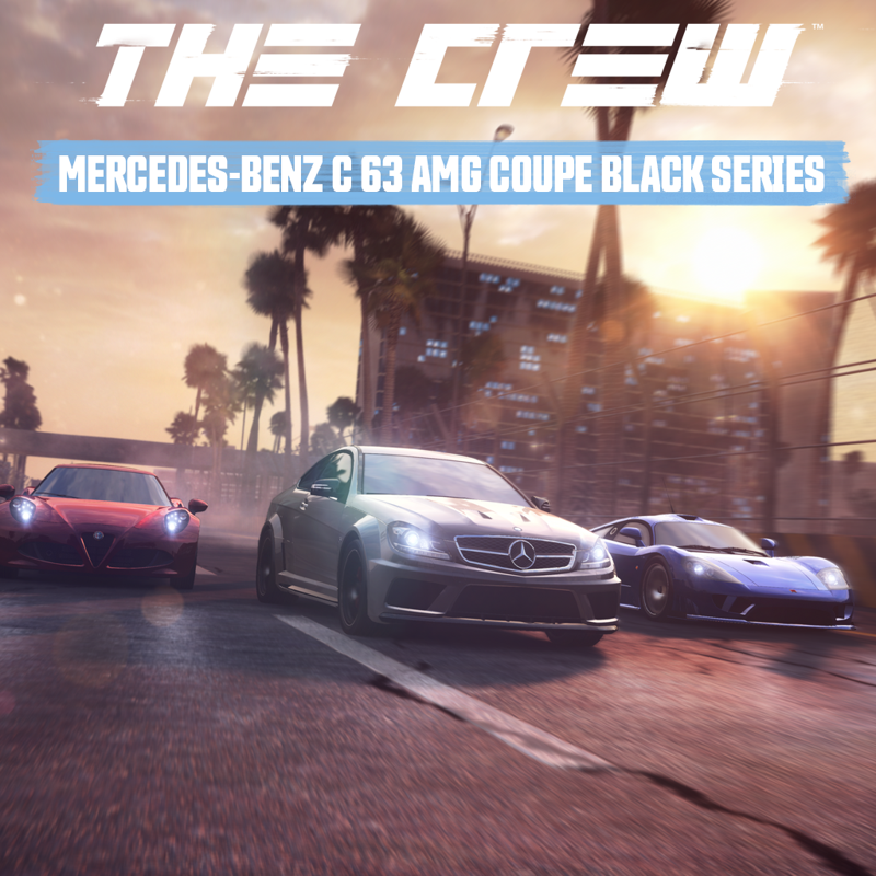 Front Cover for The Crew: Mercedes-Benz C 63 AMG Coupe Black Series (PlayStation 4) (download release)