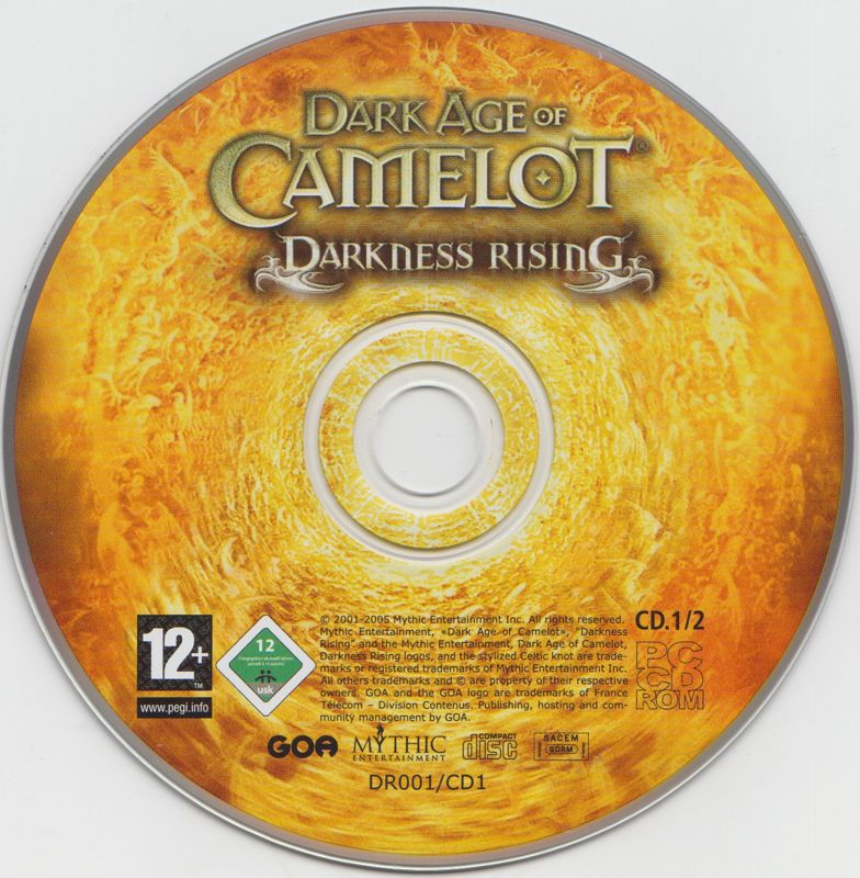 Media for Dark Age of Camelot: Darkness Rising (Windows): Disc 1
