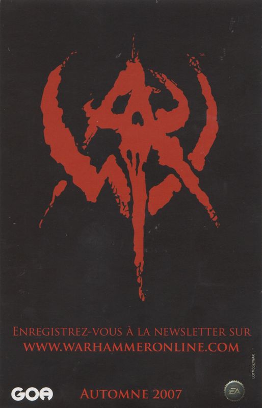 Advertisement for Dark Age of Camelot: Complete Edition (Windows): Warhammer Online
