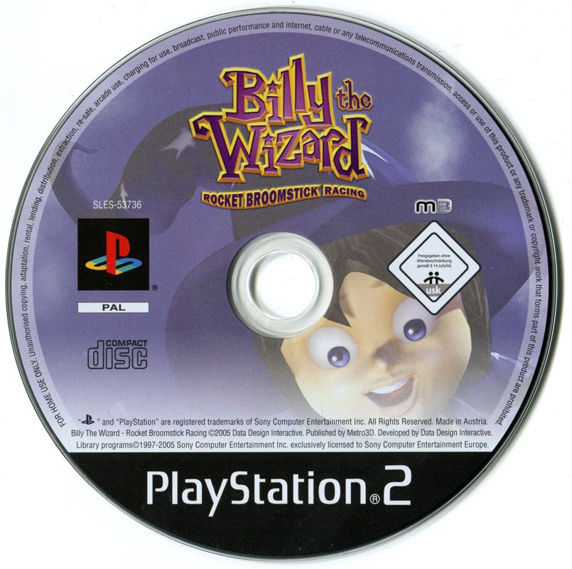 Media for Billy the Wizard: Rocket Broomstick Racing (PlayStation 2)