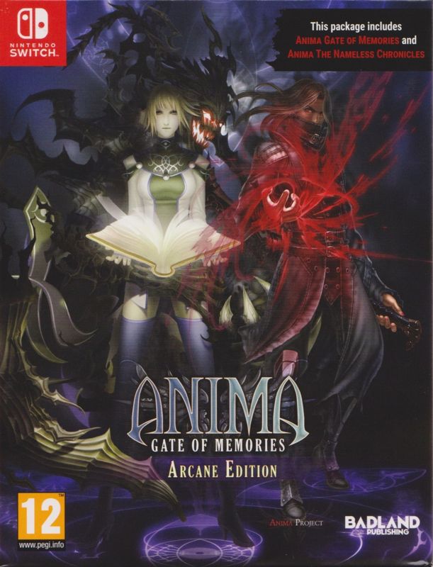 Front Cover for Anima: Gate of Memories - Arcane Edition (Nintendo Switch) (First Print edition)