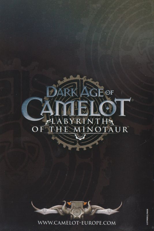 Manual for Dark Age of Camelot: Labyrinth of the Minotaur (Windows): 16-page Manual - Back
