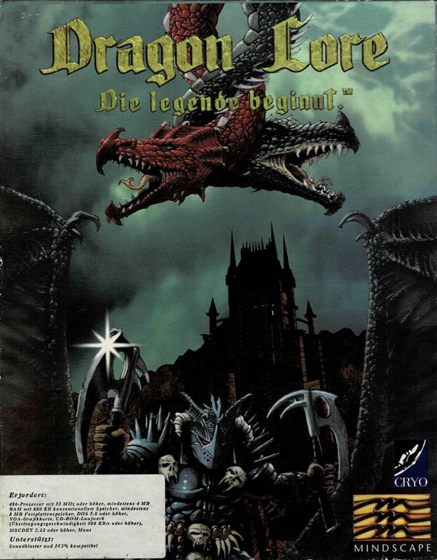 Front Cover for Dragon Lore: The Legend Begins (DOS)