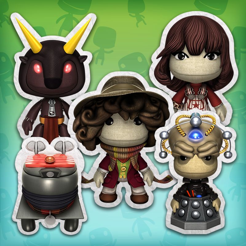 Front Cover for LittleBigPlanet 3: Doctor Who - Fourth Doctor Costume Pack (PlayStation 3 and PlayStation 4) (download release)