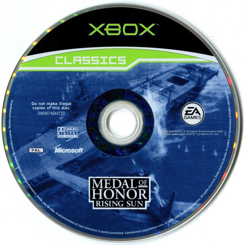 Media for Medal of Honor: Rising Sun (Xbox) (Classics release)