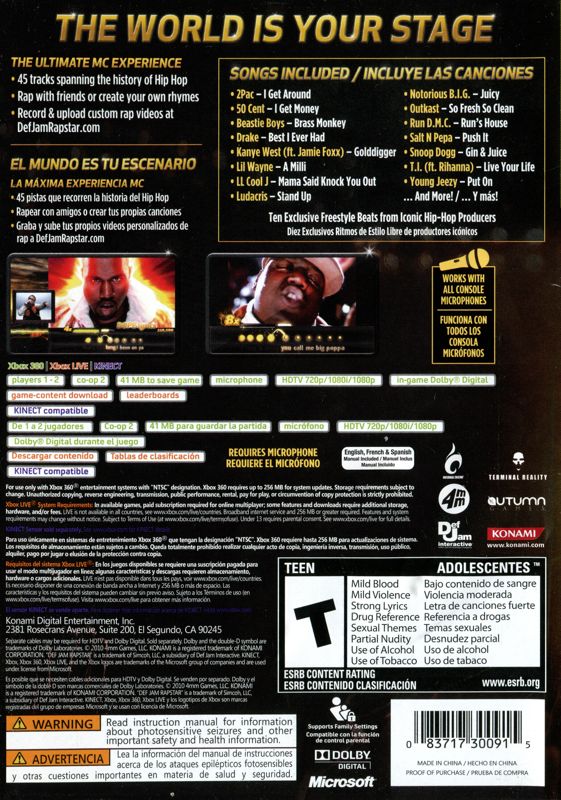 Def Jam Rapstar - Game Overview