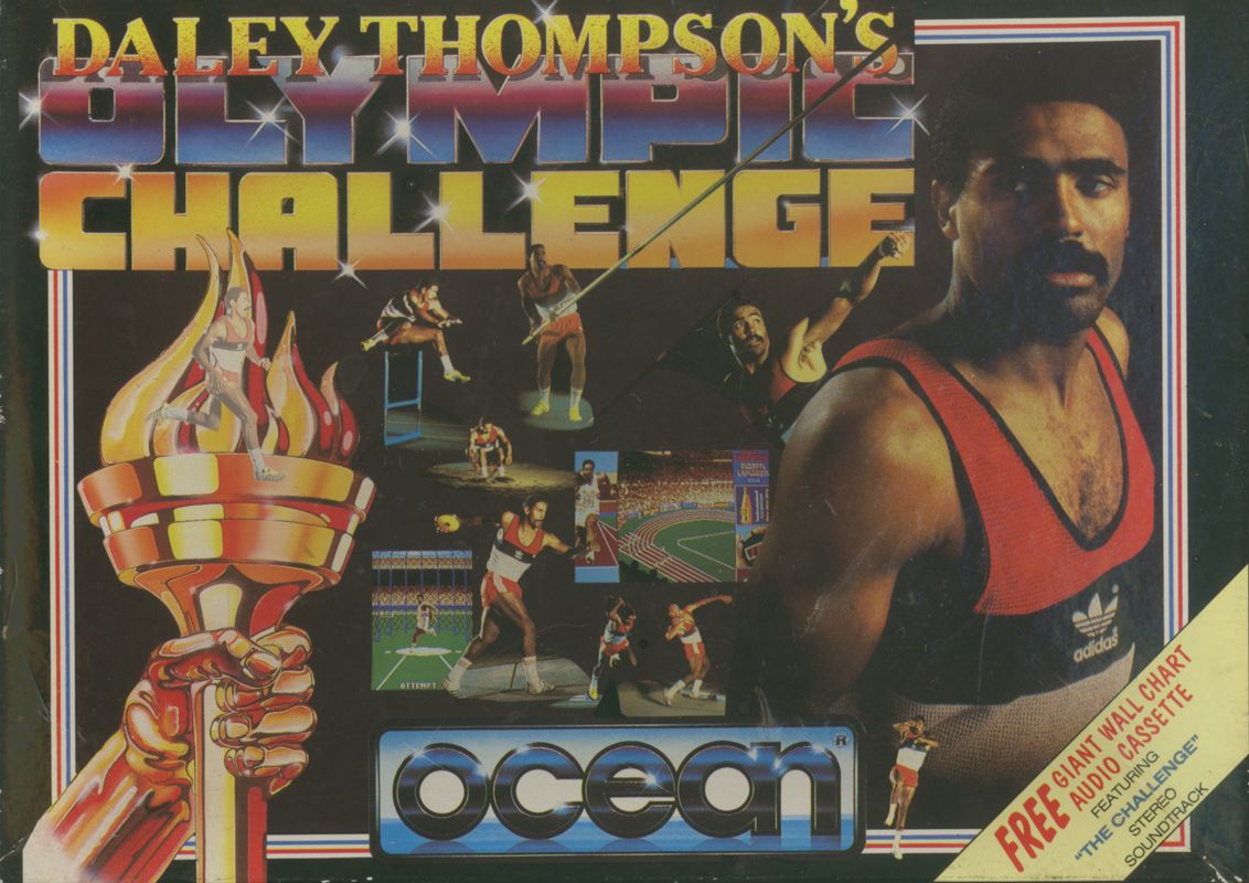 Front Cover for Daley Thompson's Olympic Challenge (ZX Spectrum)