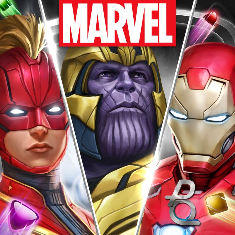 Front Cover for Marvel Puzzle Quest (iPad and iPhone): R176 release (Avengers: Endgame)