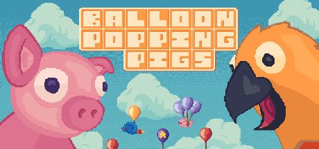 Front Cover for Balloon Popping Pigs: Deluxe (Windows) (Steam release)